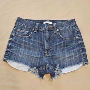 Aritzia‎ Talula High Rise Cutoff Festival Shorts Stretch Size 24